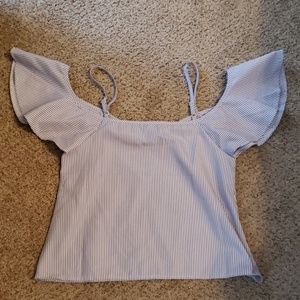 Off the shoulder shirt